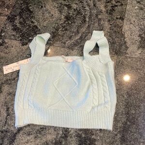 NWT sea green Sweater tank